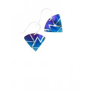 NEW HOLLY YASHI women's mercury drop earrings in indigo